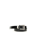 Versace Black Calfskin Bos Taurus Regular Belt