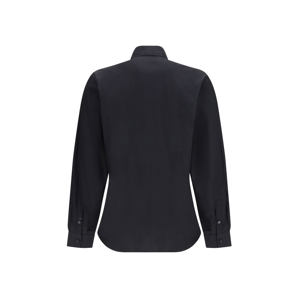 Versace Jeans Schwarzes Baumwollhemd