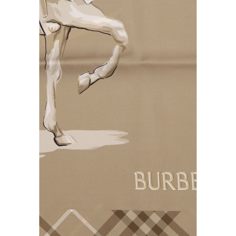 Burberry Beiger Seidenschal