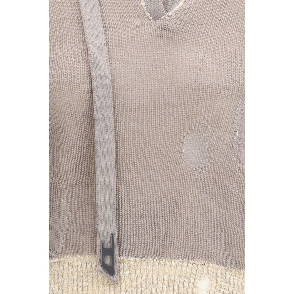 Diesel Grey Cotton Sweatshirt