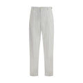 Dolce & Gabbana Weiße Baumwoll-Freizeithose
