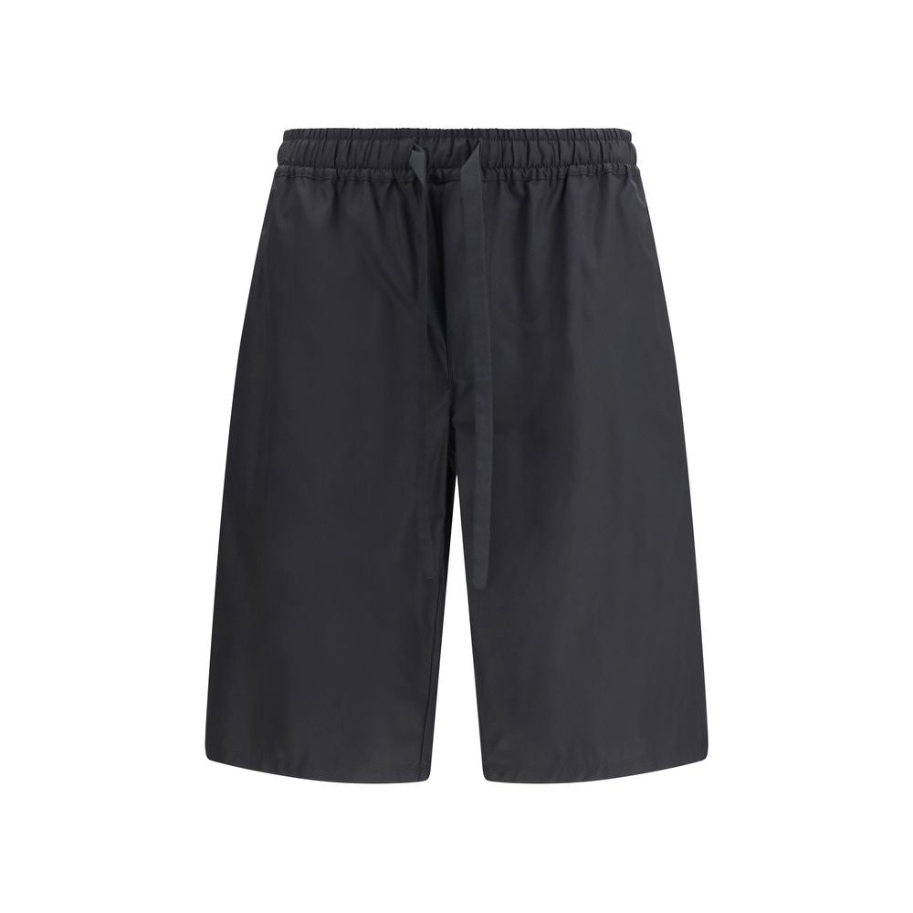 Dolce & Gabbana Schwarze Baumwoll-Bermudashorts