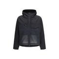 Y-3 Schwarze Baumwoll-Shell-Jacke
