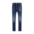 Dsquared² Blaue Baumwolljeans Denim