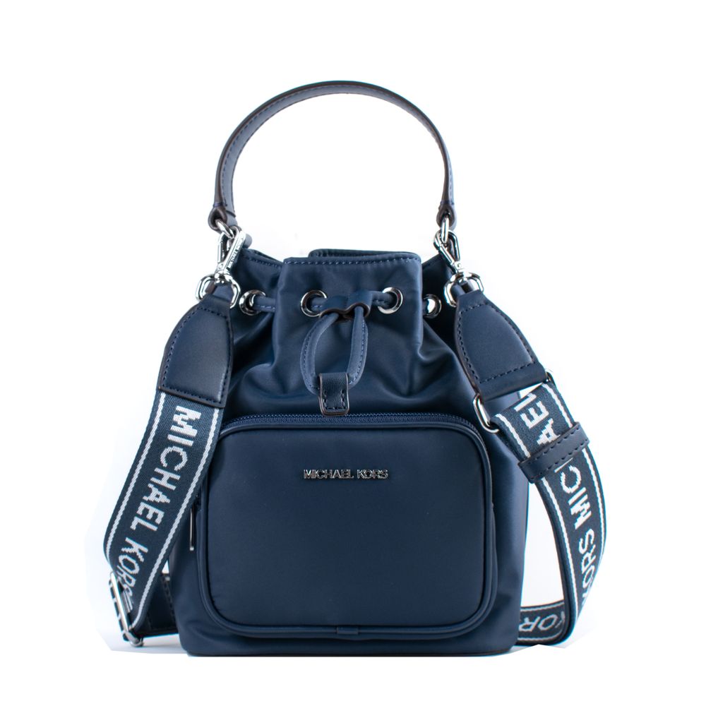 Michael Kors Blaue Nylon-Beuteltasche