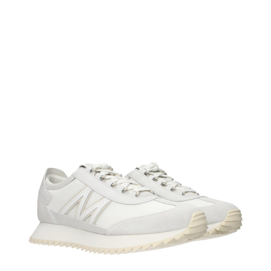 Moncler Weiße Leder-Athletic-Sneaker