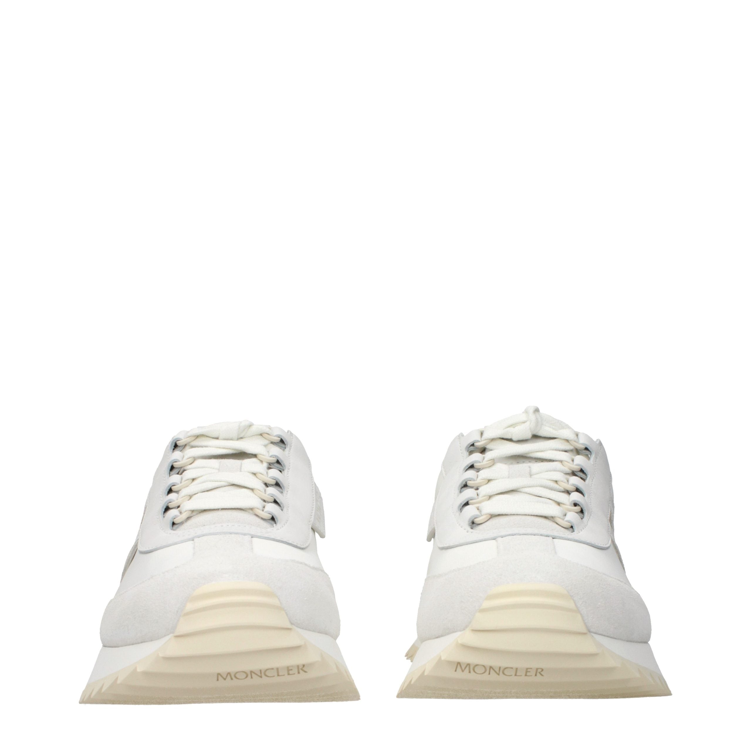Moncler Weiße Leder-Athletic-Sneaker