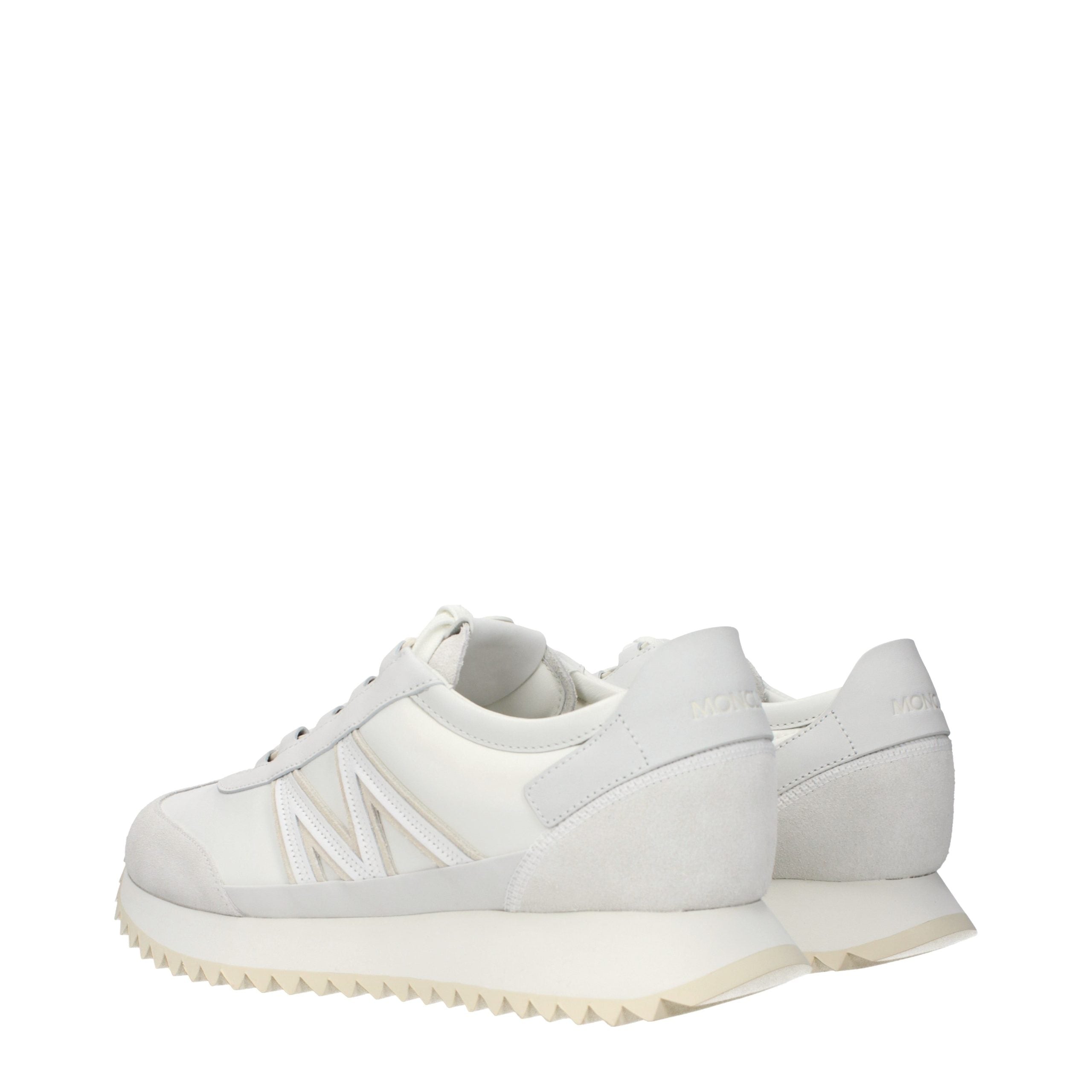 Moncler Weiße Leder-Athletic-Sneaker