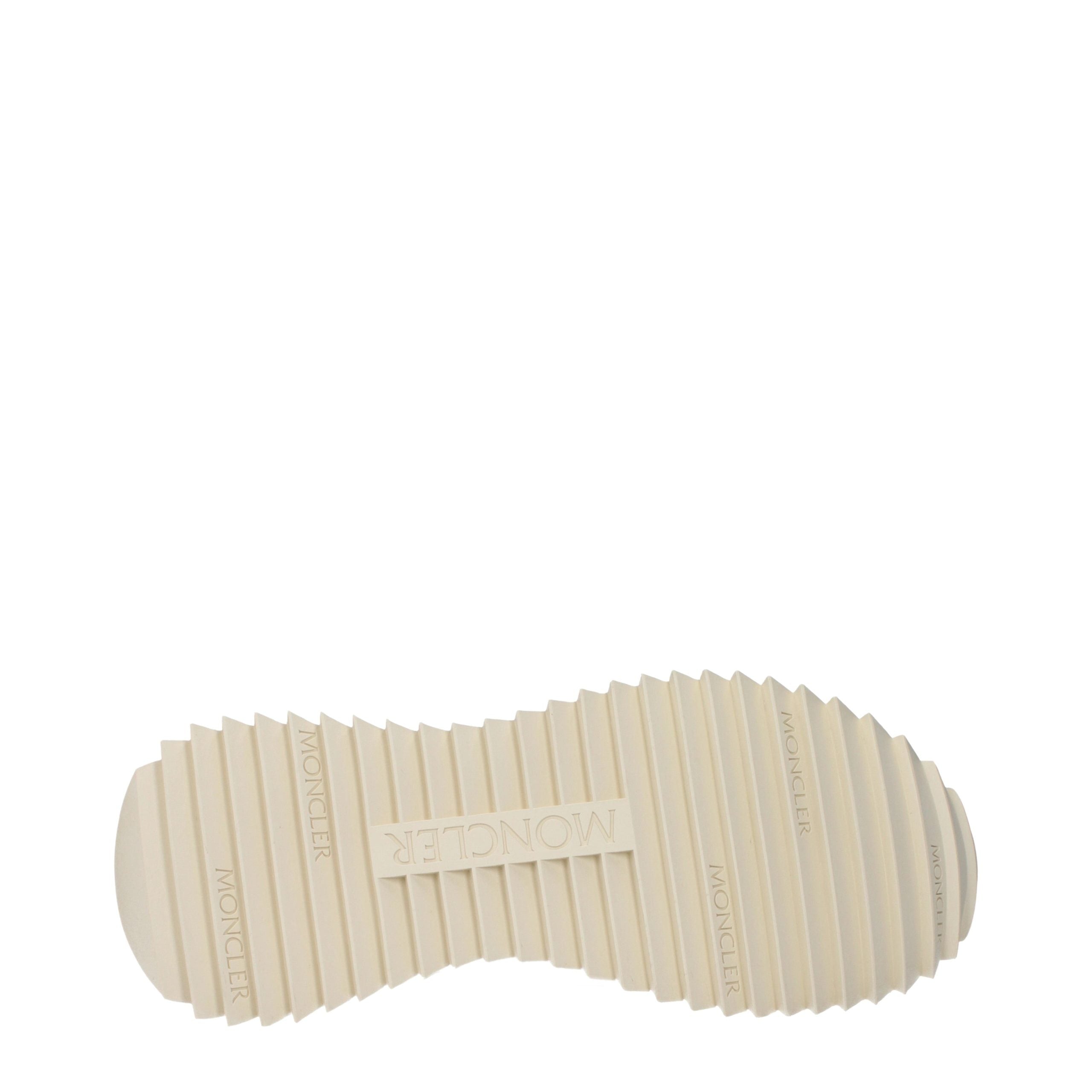 Moncler Weiße Leder-Athletic-Sneaker