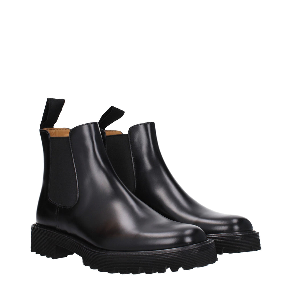 Church's Schwarze Leder-Ankle Boots