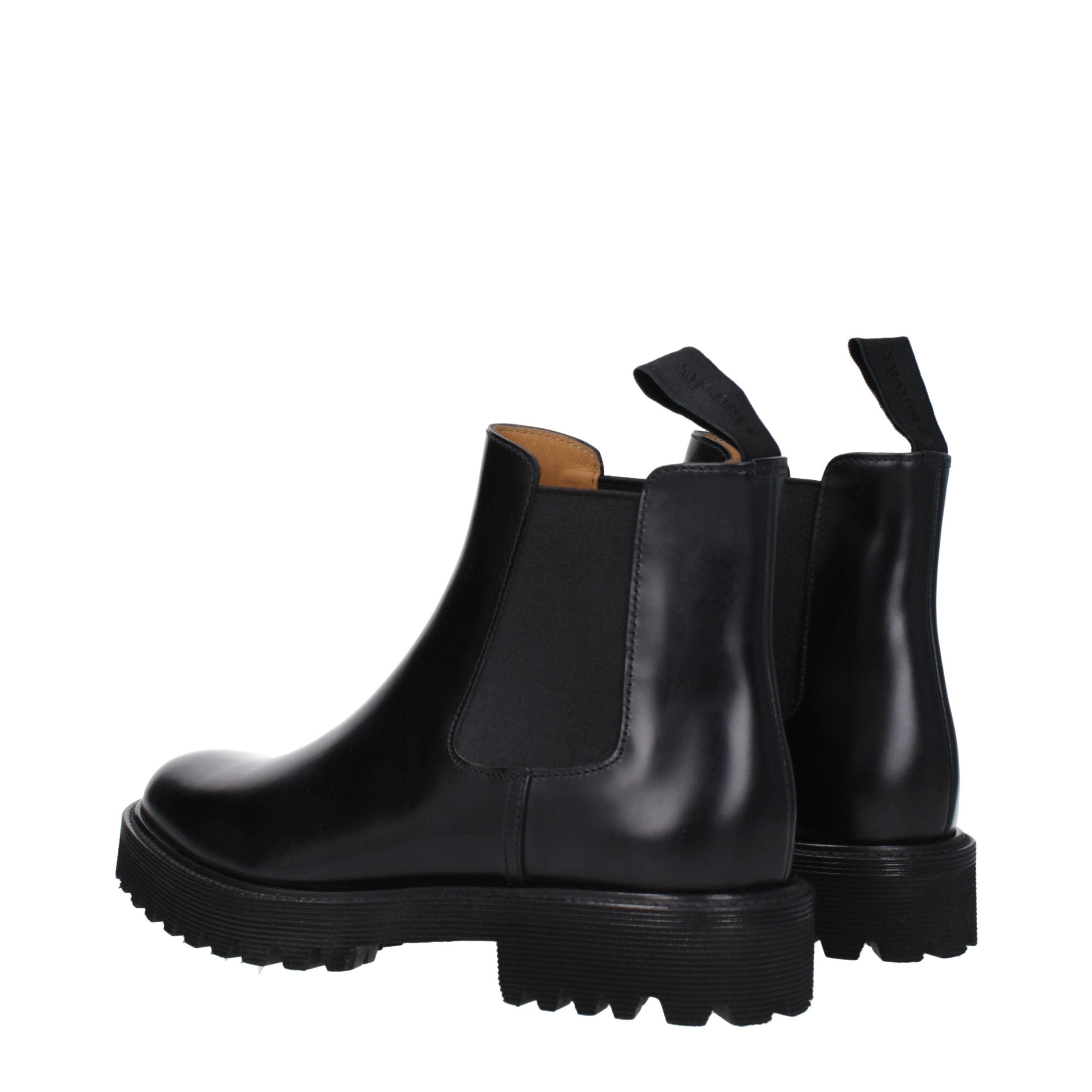 Church's Schwarze Leder-Ankle Boots