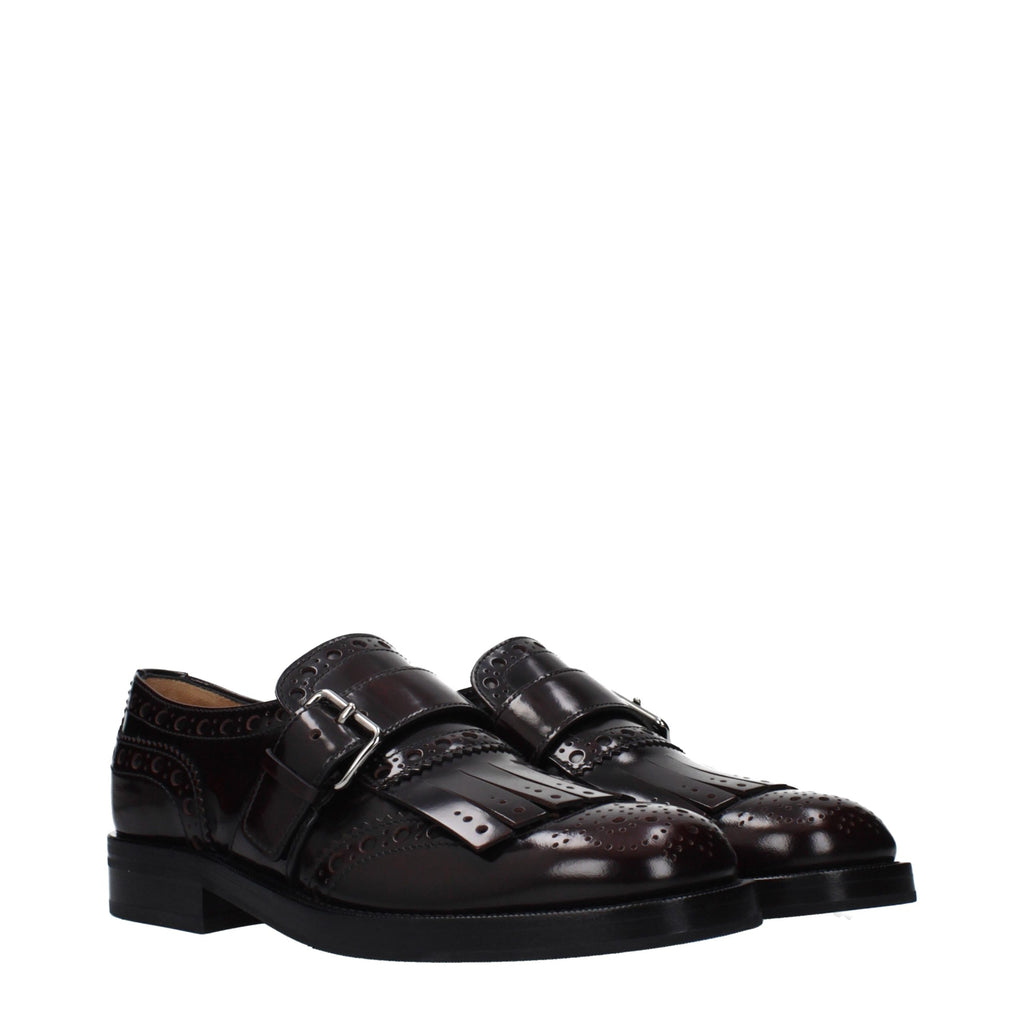 Church's Rote Leder-Slipper