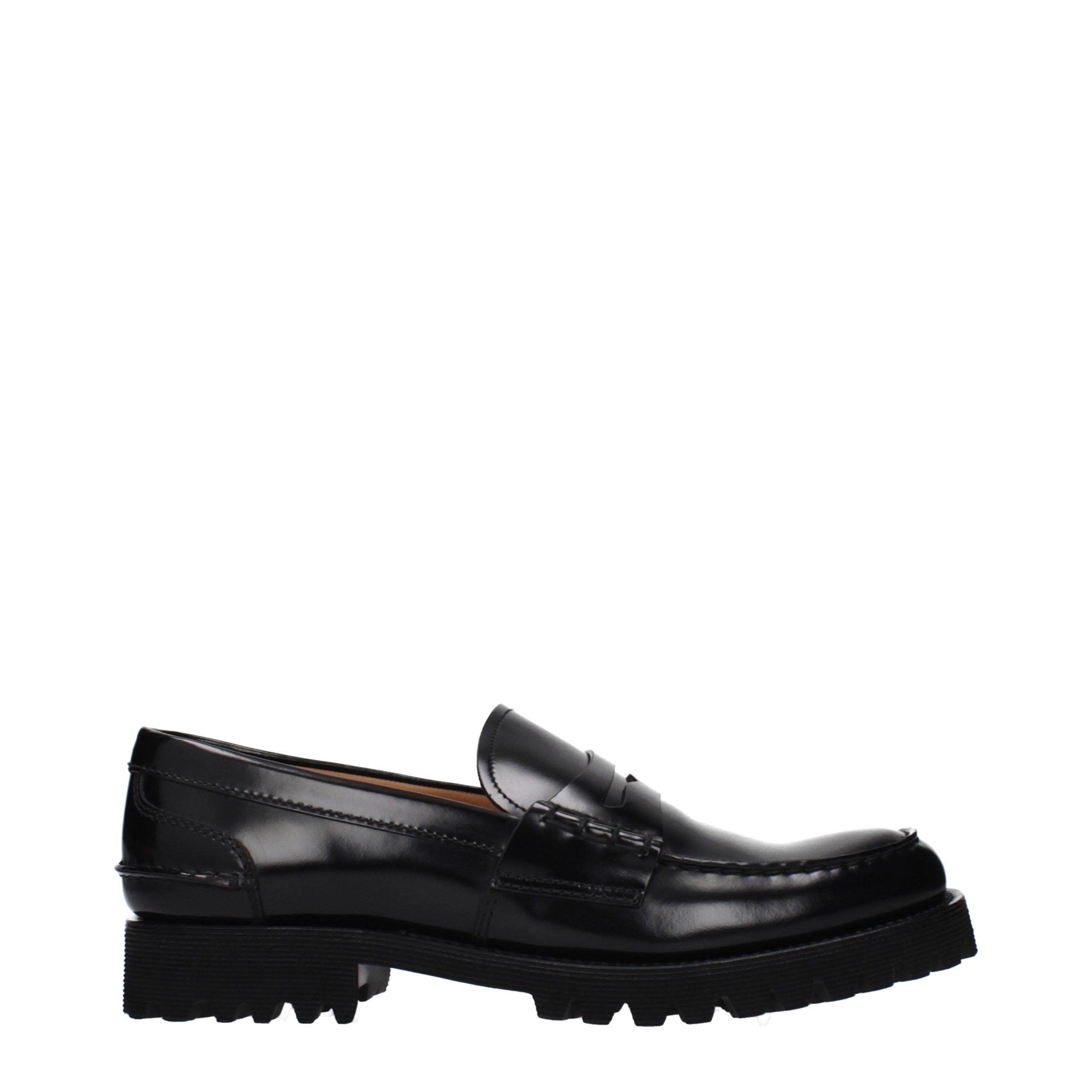 Church's Schwarze Leder Loafer zum Hineinschlüpfen