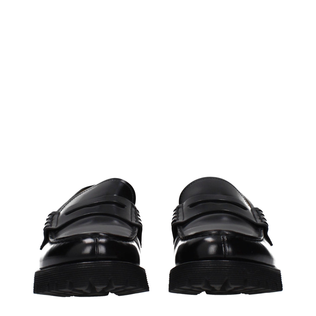 Church's Schwarze Leder Loafer zum Hineinschlüpfen