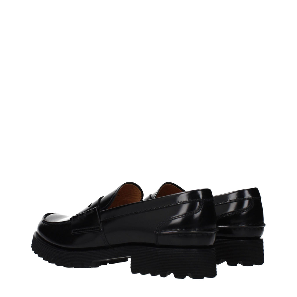 Church's Schwarze Leder Loafer zum Hineinschlüpfen