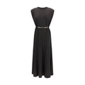 PINKO Schwarzes Freizeitkleid aus Acetat