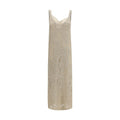 Brunello Cucinelli Beige Leinen-Freizeitkleid