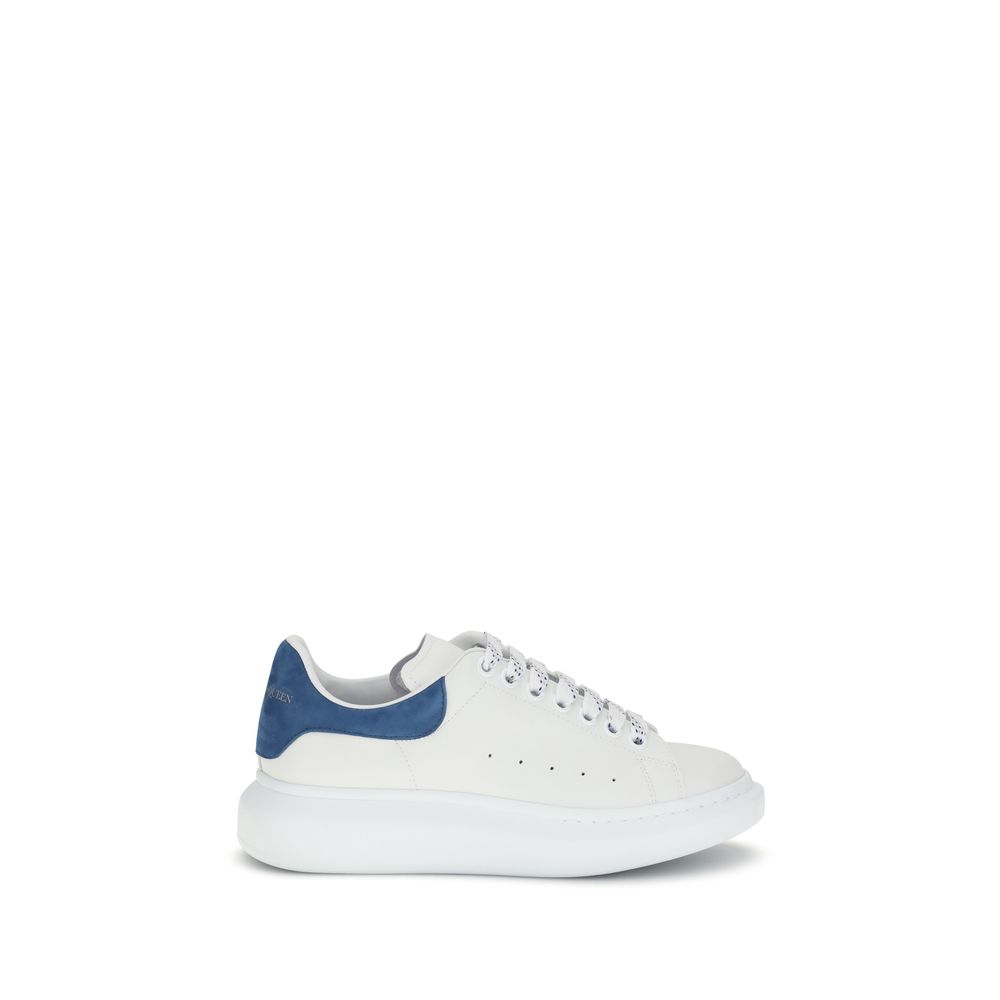 Alexander McQueen Weiße Bos Taurus Kalbsleder Plateau-Sneaker