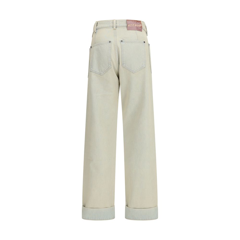 Vivienne Westwood Blue Cotton Denim Jeans