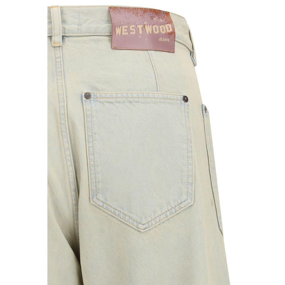 Vivienne Westwood Blue Cotton Denim Jeans
