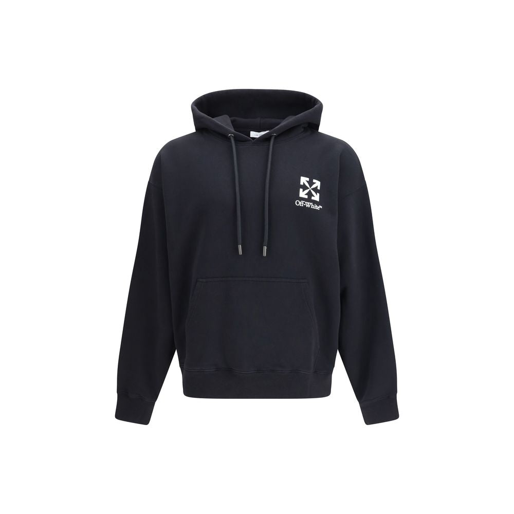 Off-White Black Cotton Sweatshirt