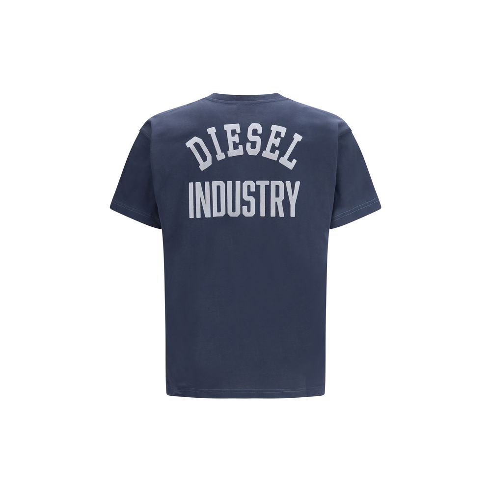 Diesel Blue Cotton Sportswear T-Shirt