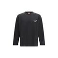 Kenzo Schwarzes Langarm-T-Shirt aus Baumwolle