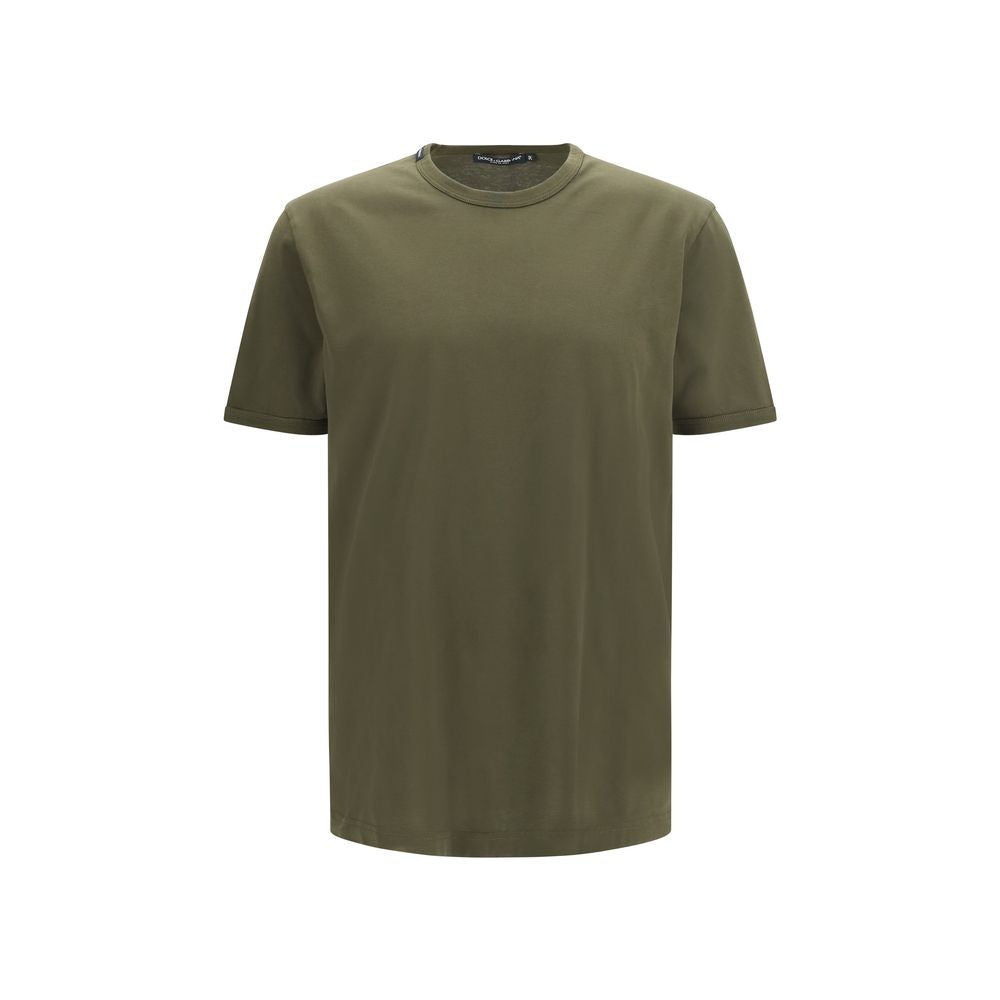 Dolce & Gabbana Zweifarbige Baumwoll-T-Shirt