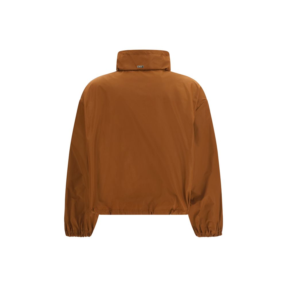 Herno Brauner Polyester-Mantel
