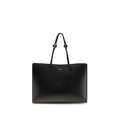 Jil Sander Schwarze Bos Taurus Kalbsleder Schultertasche