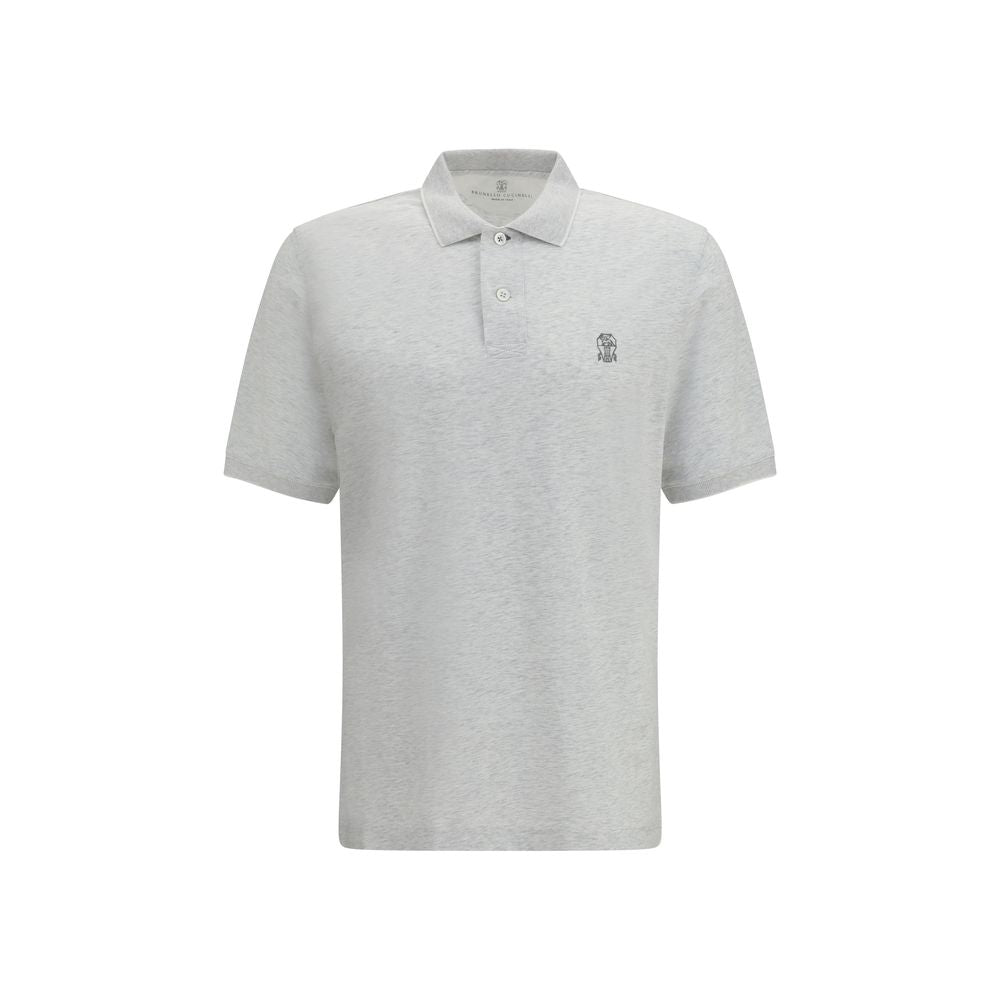 Brunello Cucinelli Graues Baumwoll-Sweatshirt