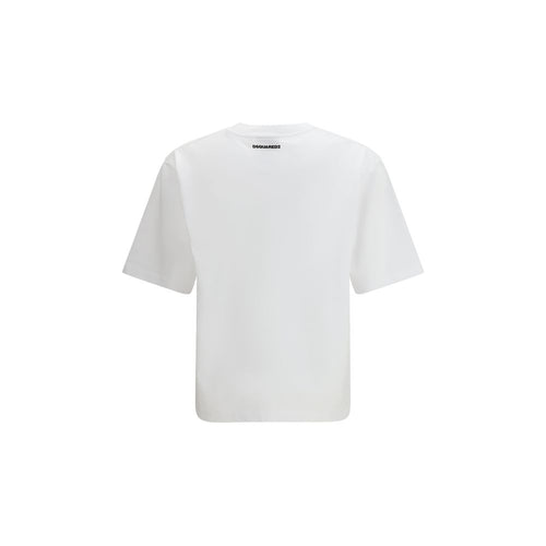Dsquared² Weißes Baumwoll-T-Shirt