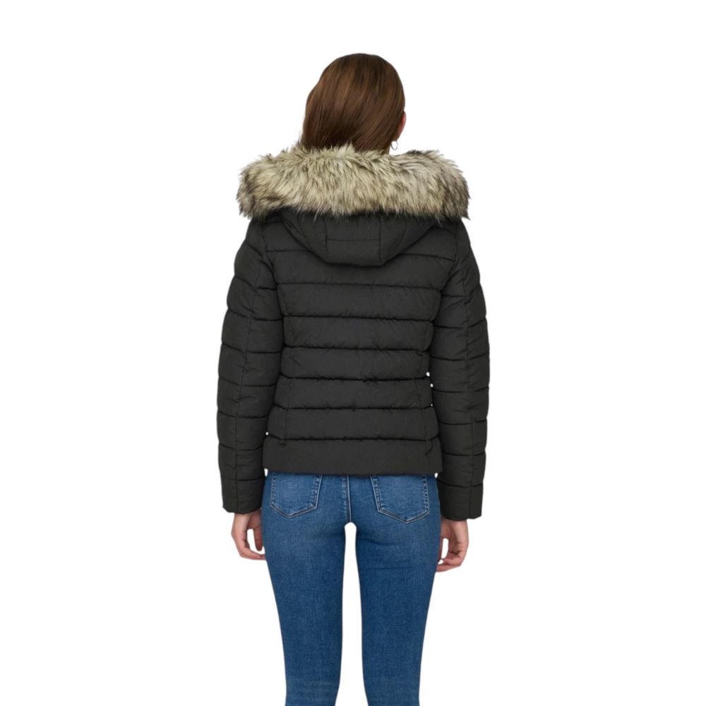 Only Grey Marabou Coat