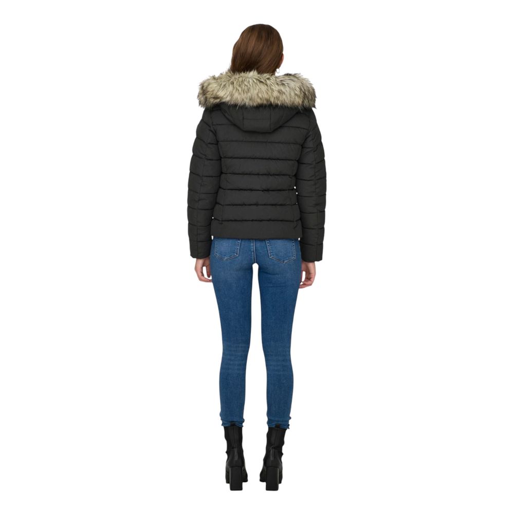 Only Grey Marabou Coat