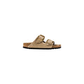 Birkenstock Beige Leder Pantoletten