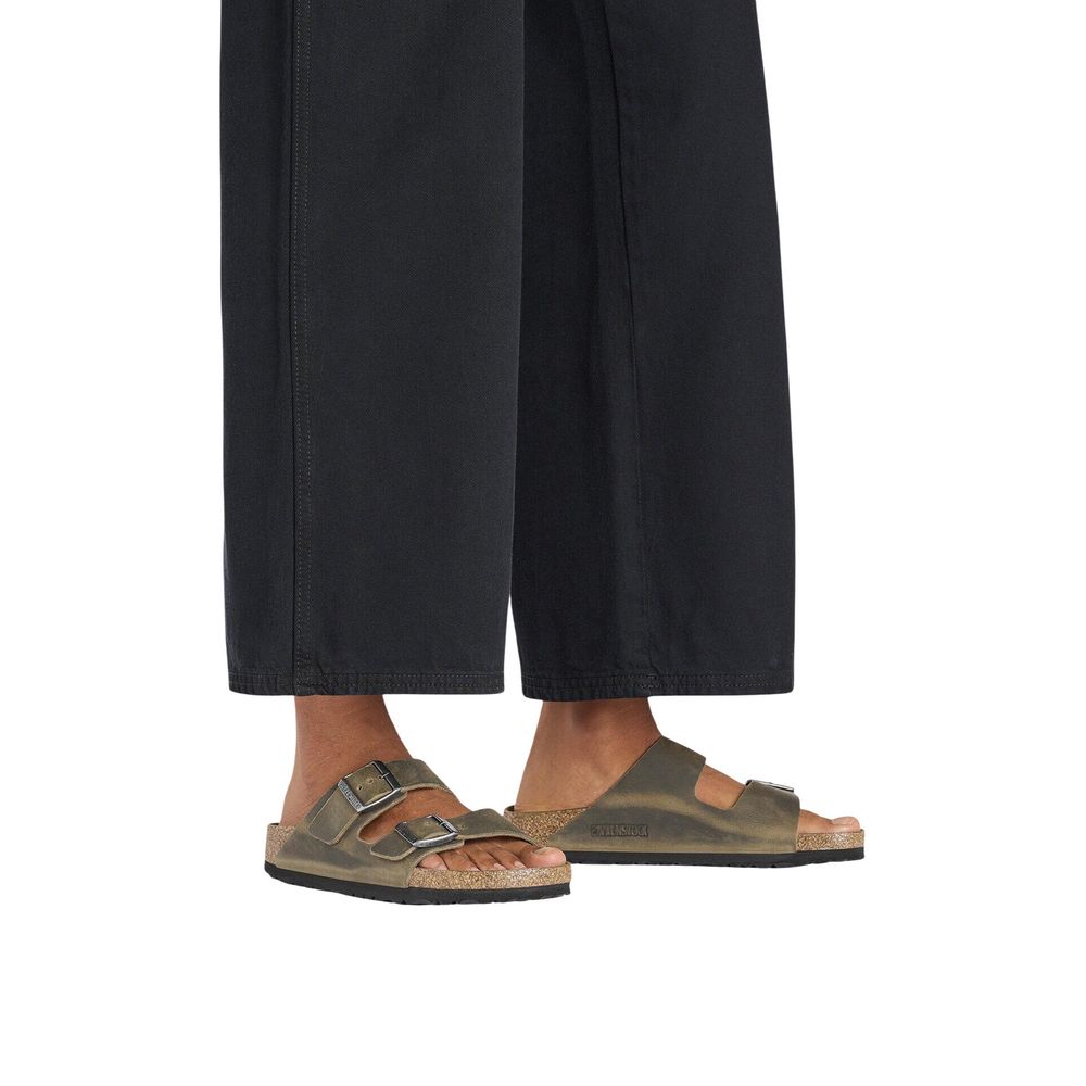 Birkenstock Two-Tone Leather Sandals