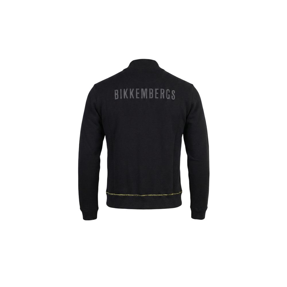 Bikkembergs Schwarzer Baumwoll-Sweatshirt