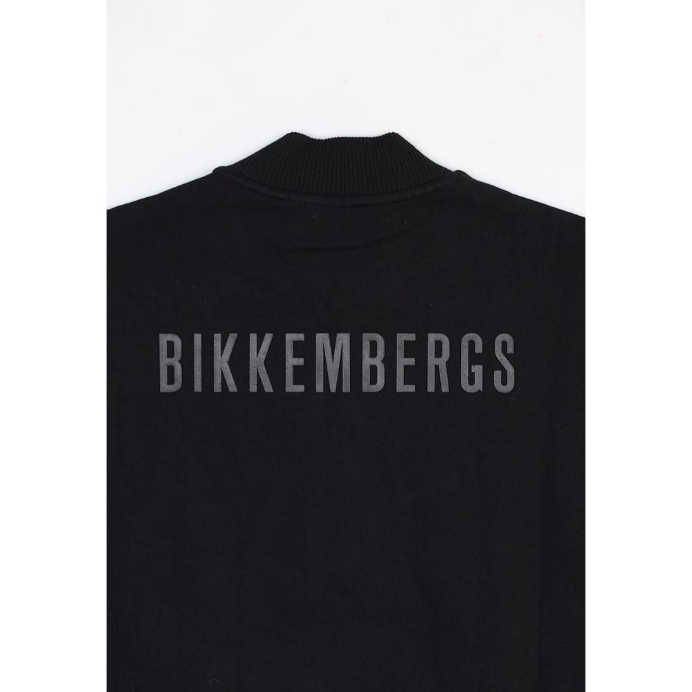 Bikkembergs Schwarzer Baumwoll-Sweatshirt