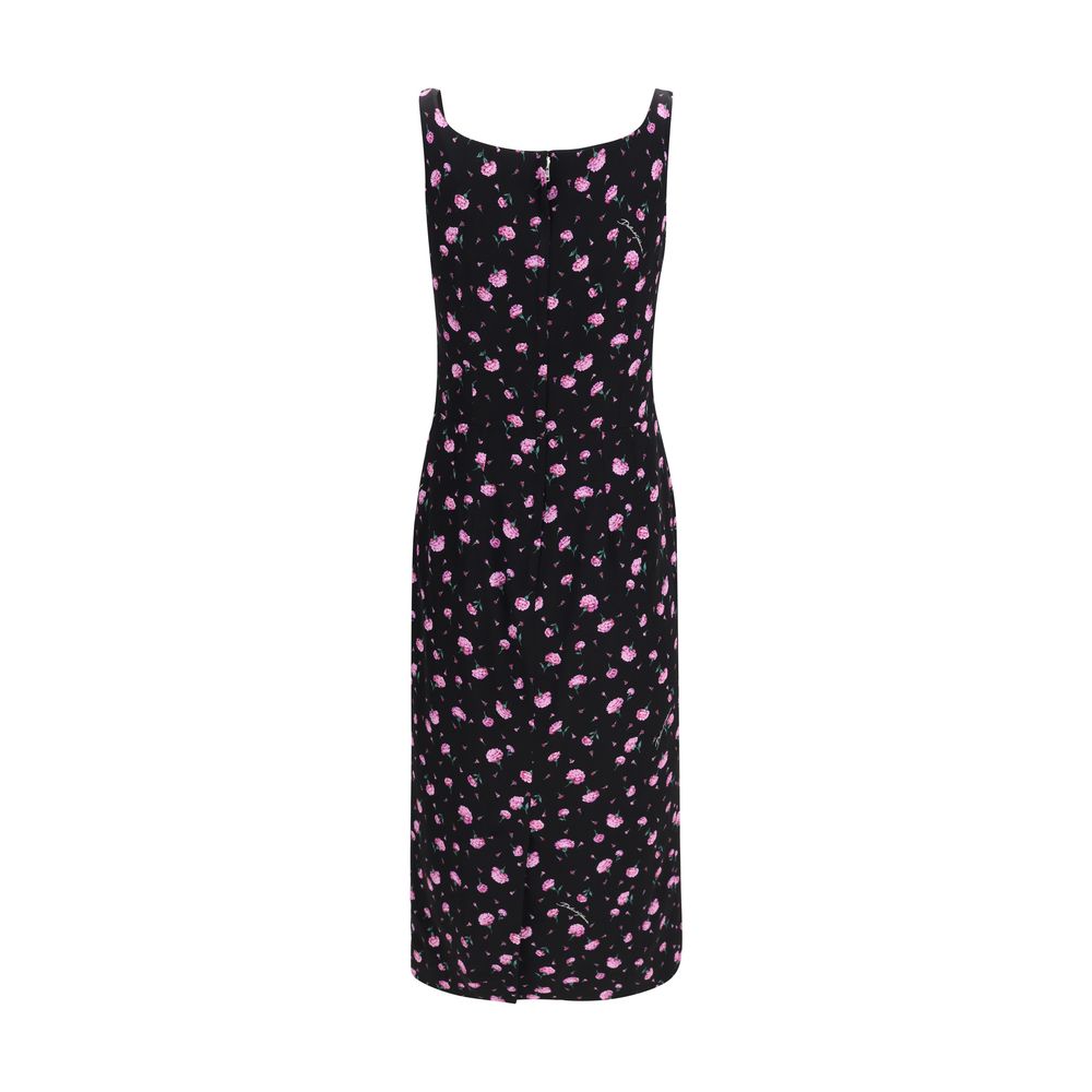 Dolce & Gabbana Mehrfarbiges Seiden-Freizeitkleid