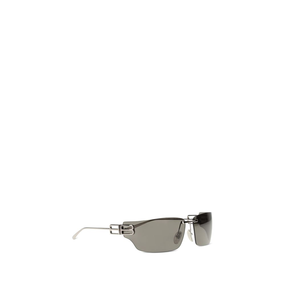 Balenciaga silver-tone metal sunglasses