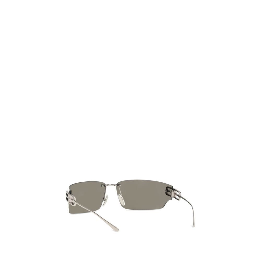 Balenciaga silver-tone metal sunglasses