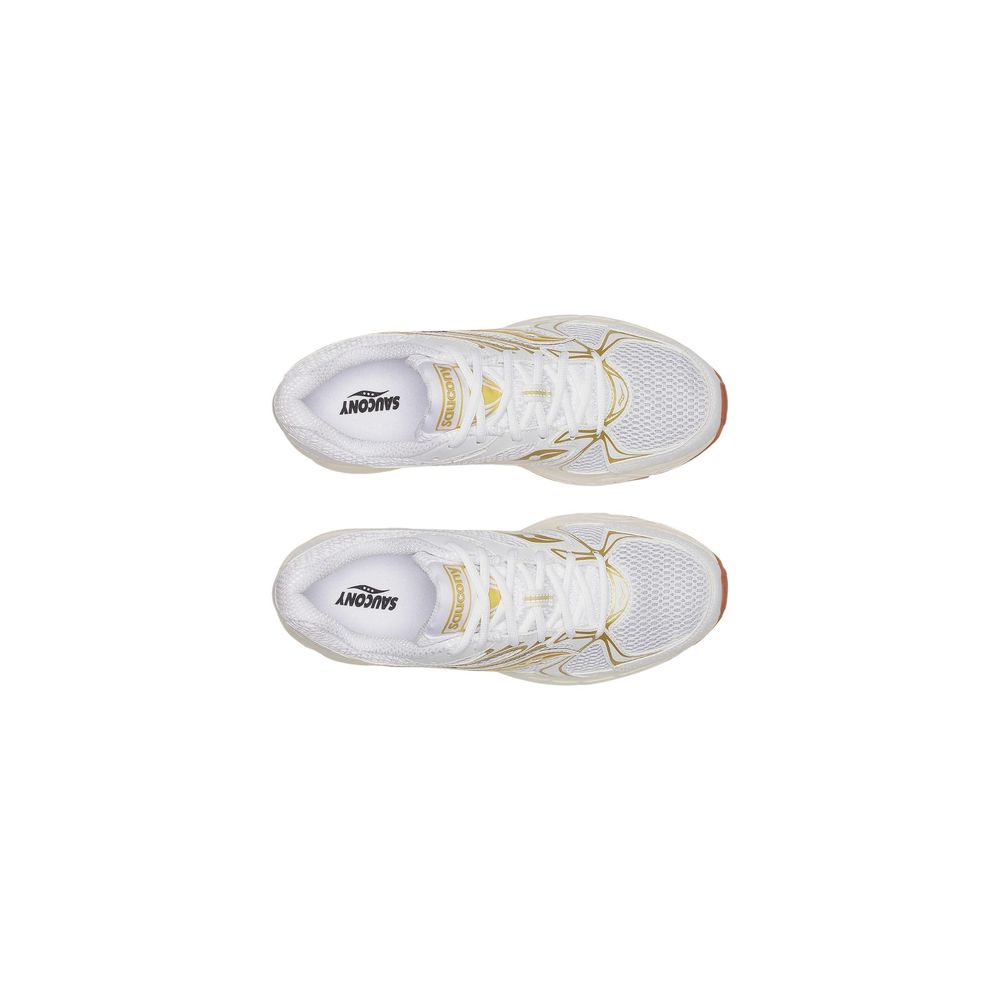 Saucony Zweifarbige Leder-Sneaker im Athletic-Stil