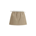 Alexander Wang Beige Baumwoll-Minirock