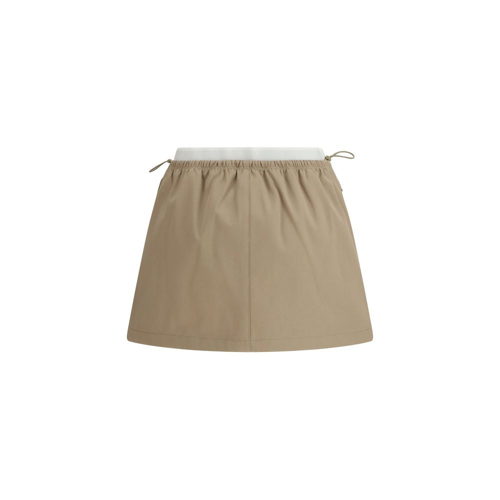 Alexander Wang Beige Baumwoll-Minirock