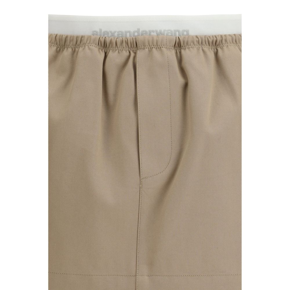 Alexander Wang Beige Baumwoll-Minirock