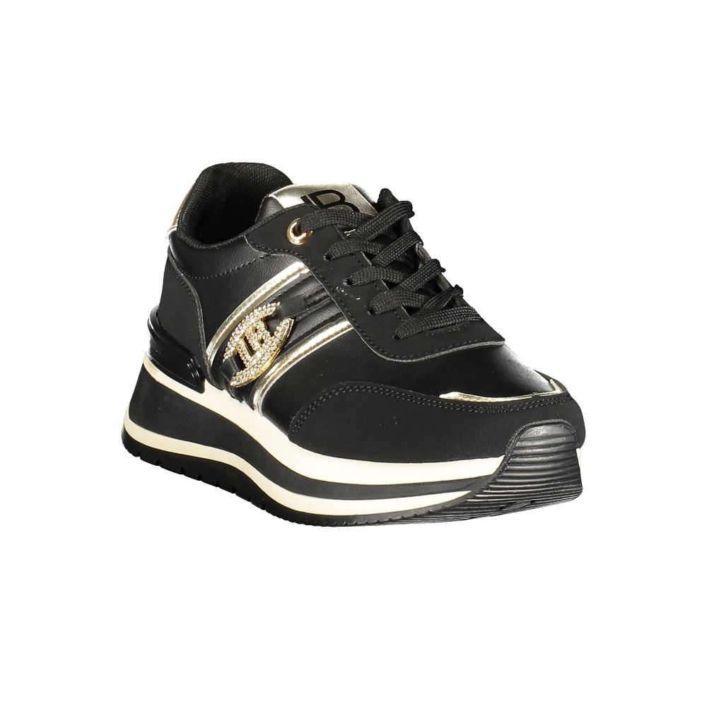Laura Biagiotti Women's Black Polyurethane Sneaker