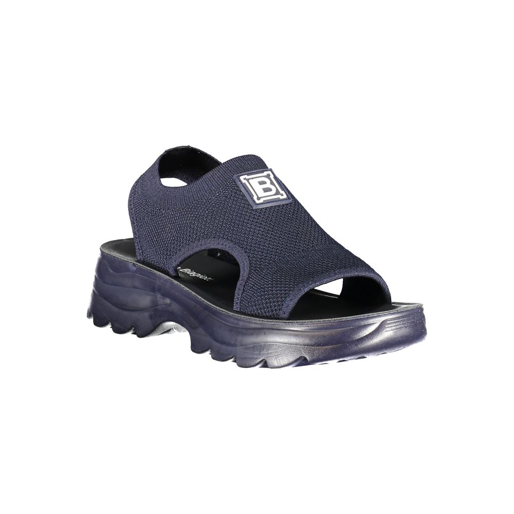 Laura Biagiotti Women's Blue Polyester Sandal