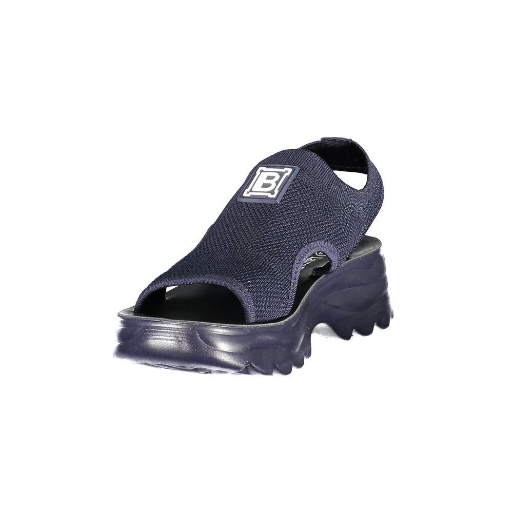 Laura Biagiotti Women's Blue Polyester Sandal