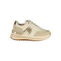 Laura Biagiotti Damen Sneaker aus Beige Polyurethan