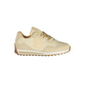 Laura Biagiotti Damen Sneaker aus Beige Polyurethan